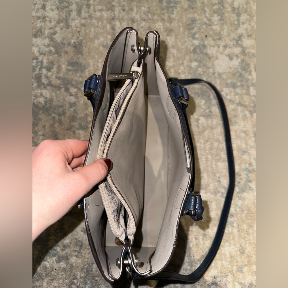 Michael Kors Dark Blue Satchel - Picture 5 of 5